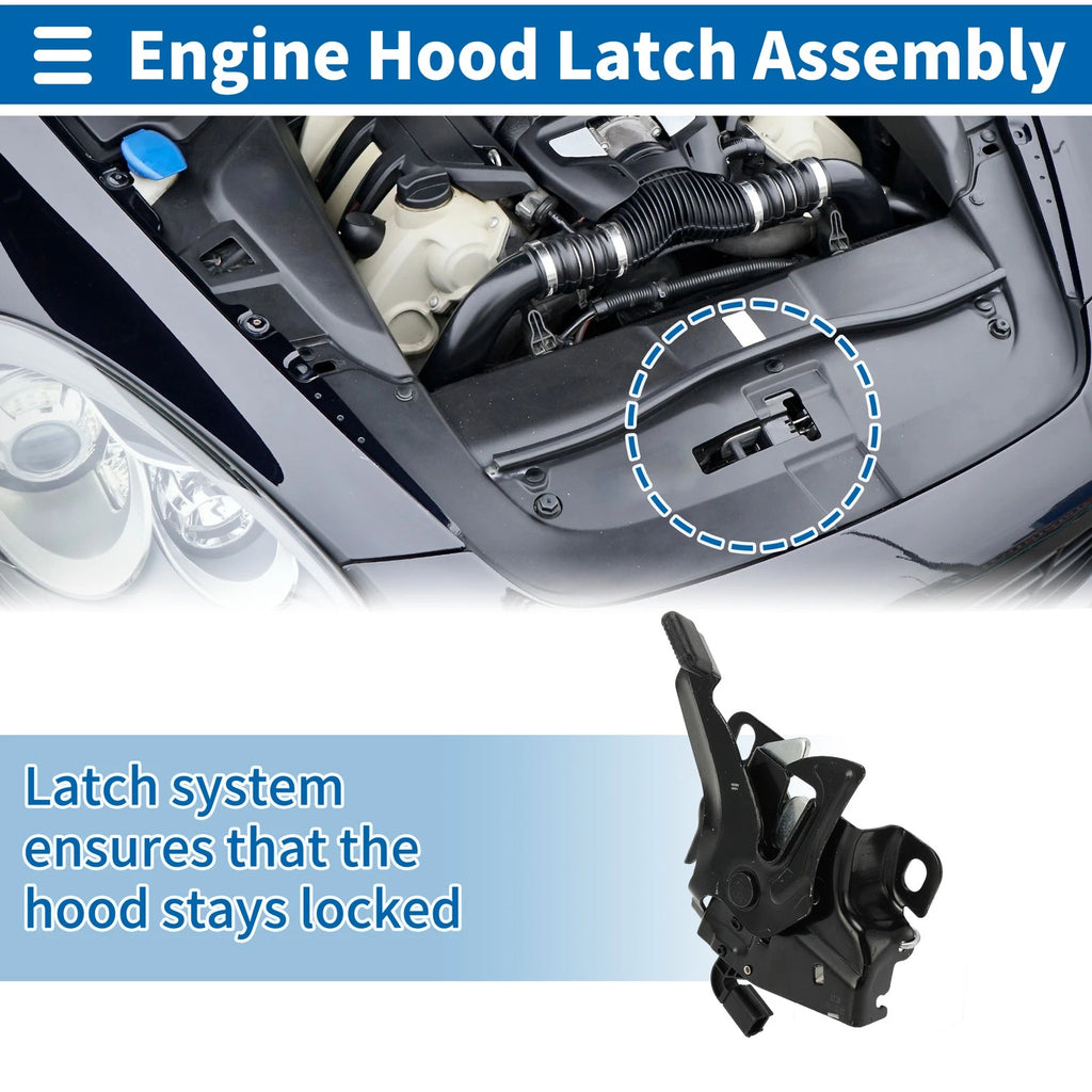 Hood Latch Assembly Replacement for Honda Accord (2008–2012)