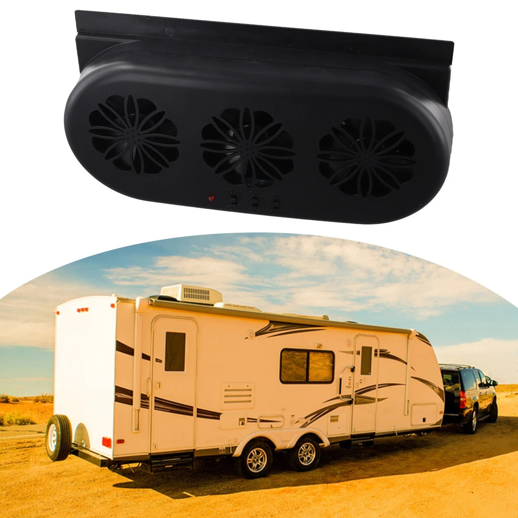 USB Charging Solar Car Fan for SUVs and RVs (2010–2023)