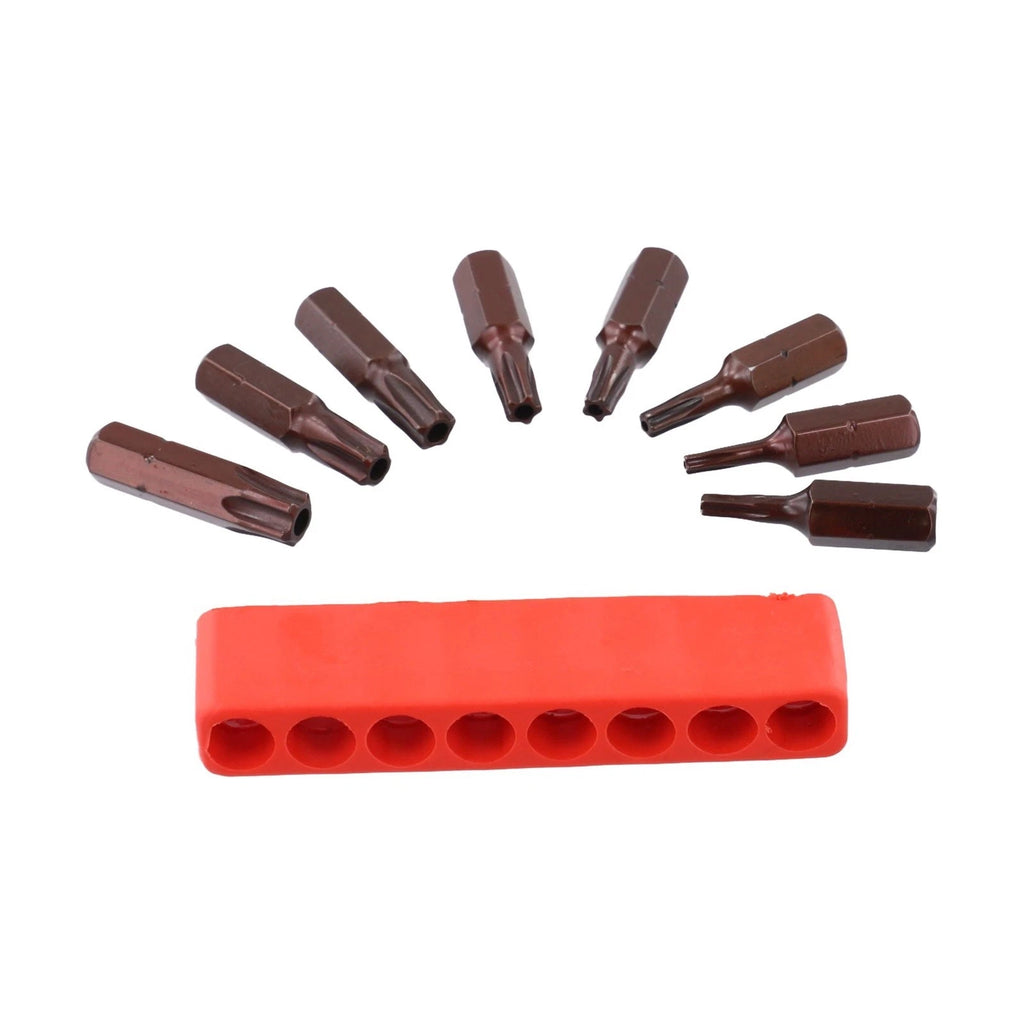 8-Piece Security Screwdriver Bit Set TS8 TS40 Magnetic for Electric Drill
