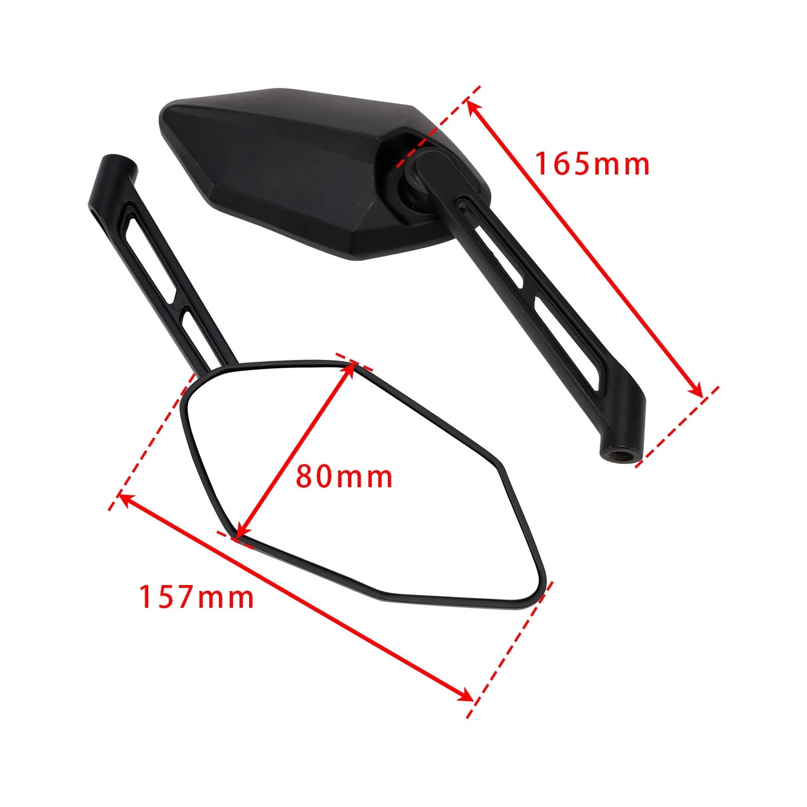 Rear View Mirror Set for Aprilia SR 50 R Replica (2006–2016)