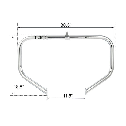 Engine Guard Crash Bar for Harley Touring Street Road Glide (1997–2022)