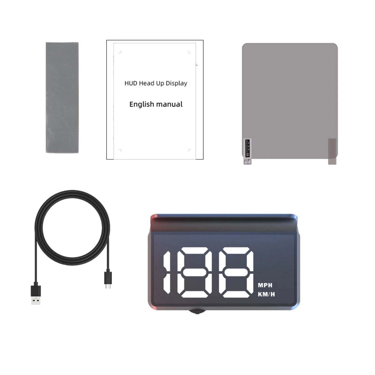 W2 HUD for Cars with Automatic Brightness Control (2010–2023)