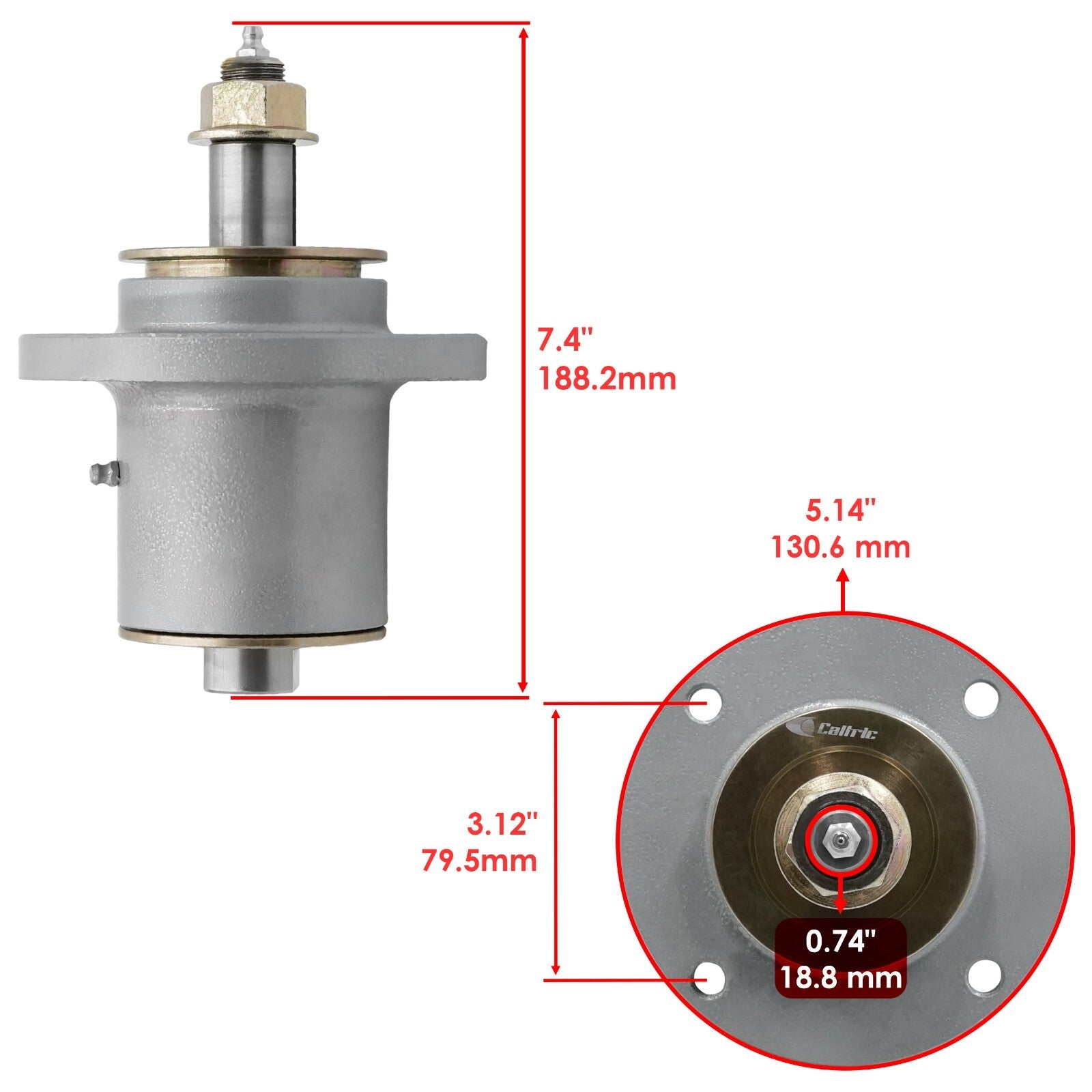 Deck Spindle Replacement for Snapper 48 52 61 Inch 60Z 460Z 500Z (2000–2000)