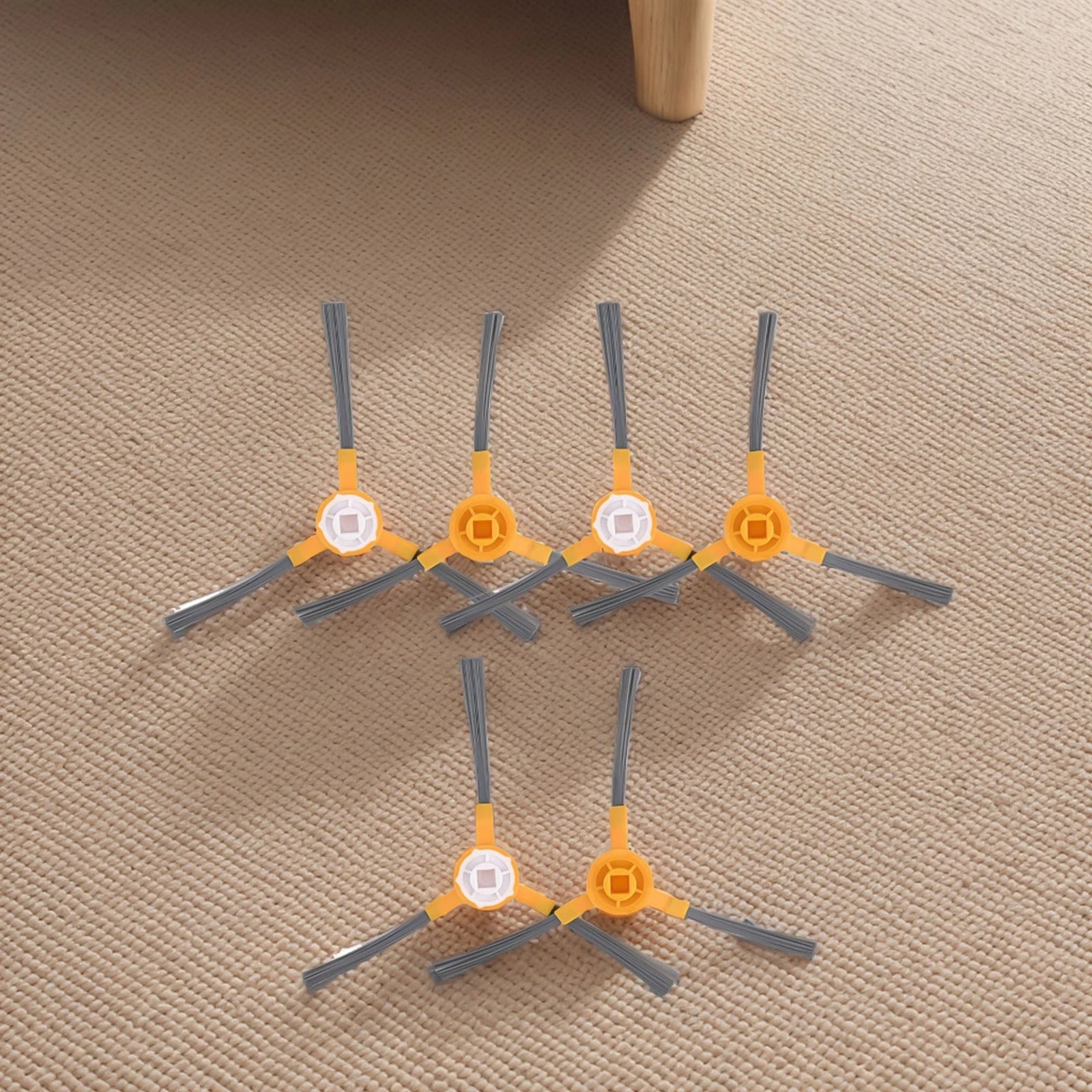 Set of 4 Side Brushes for Vacuum Cleaner (Compatible with )