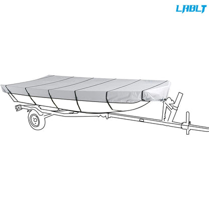 Jon Boat Cover 210D Waterproof Trailerable (1 Piece)