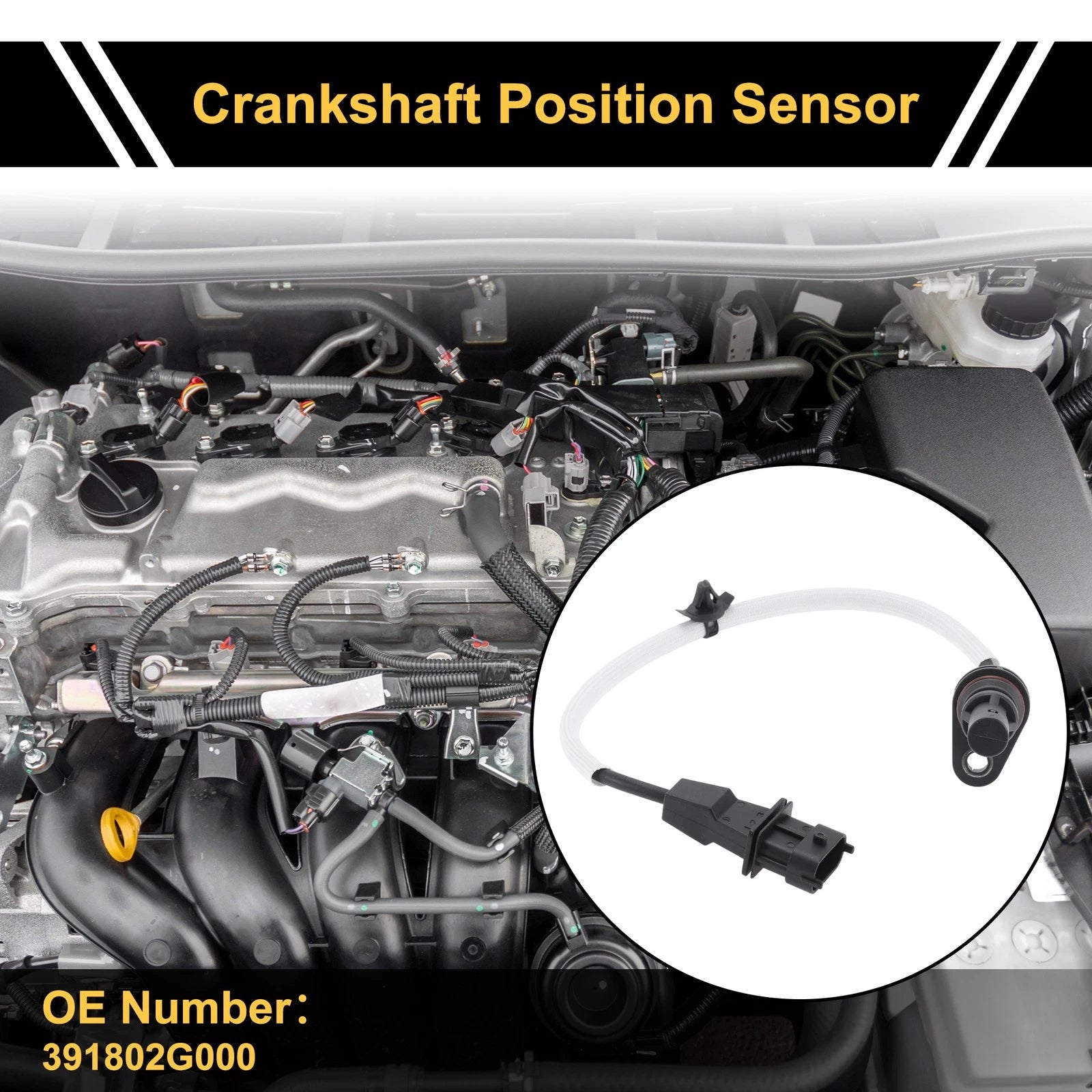 Crankshaft Position Sensor OEM Replacement for Hyundai i30 2.0N (2017–2021)
