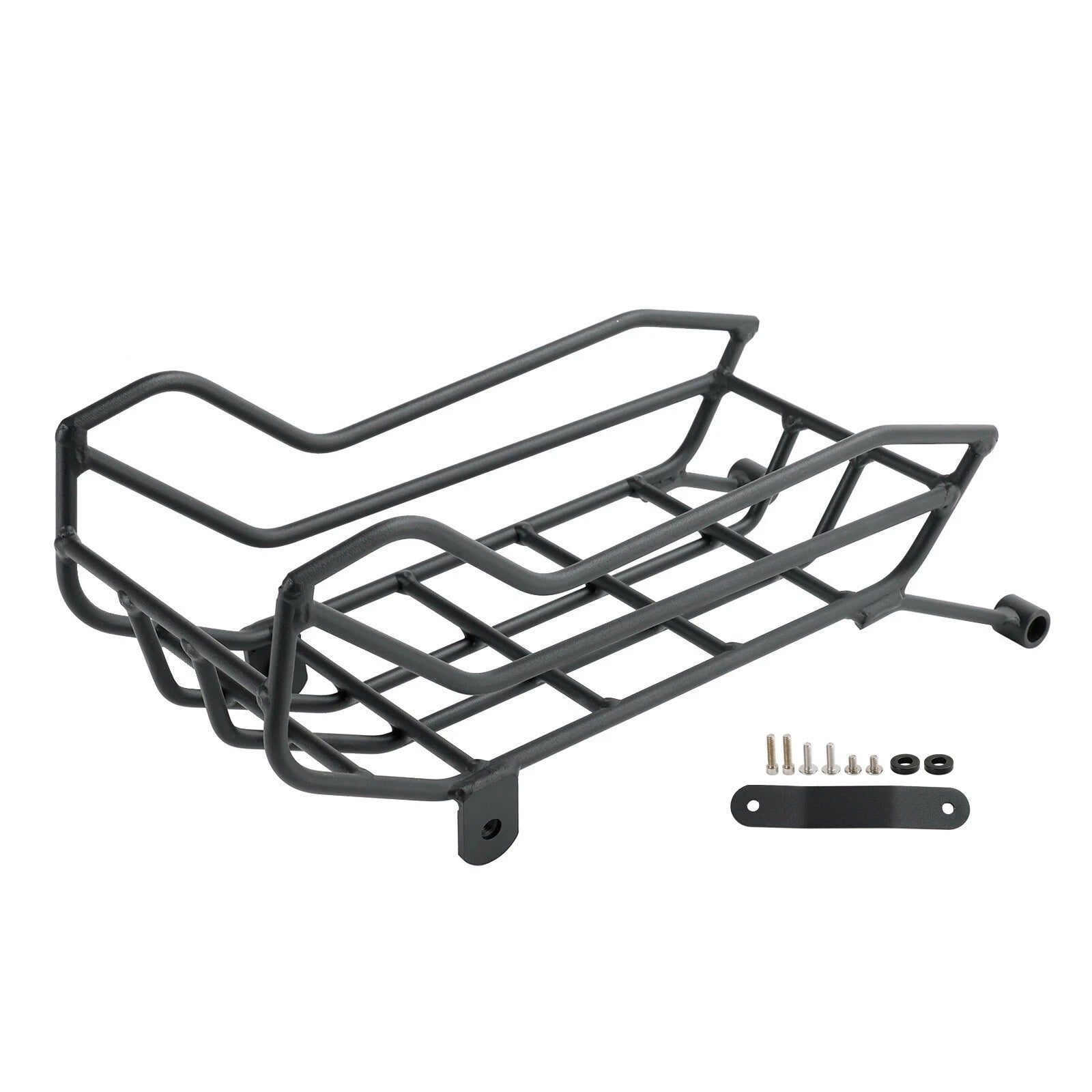 Black Center Rack Carrier Basket for Honda CC110 Cross Cub 110 (2023–2024)