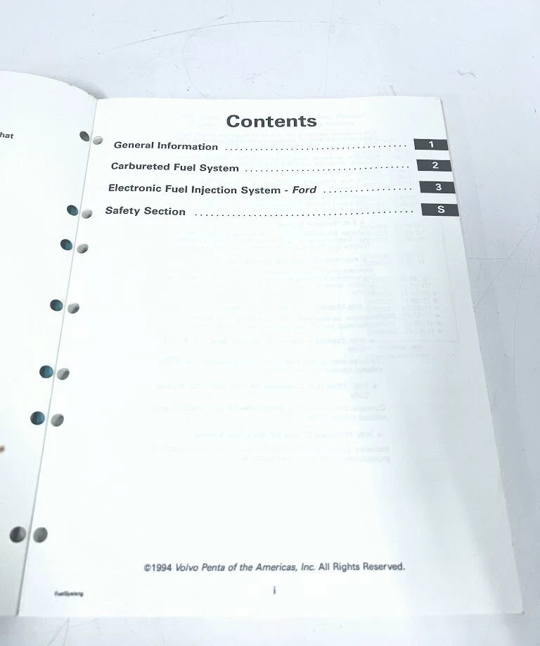 Workshop Manual for Volvo Penta MD Models (1994) 7796457-5