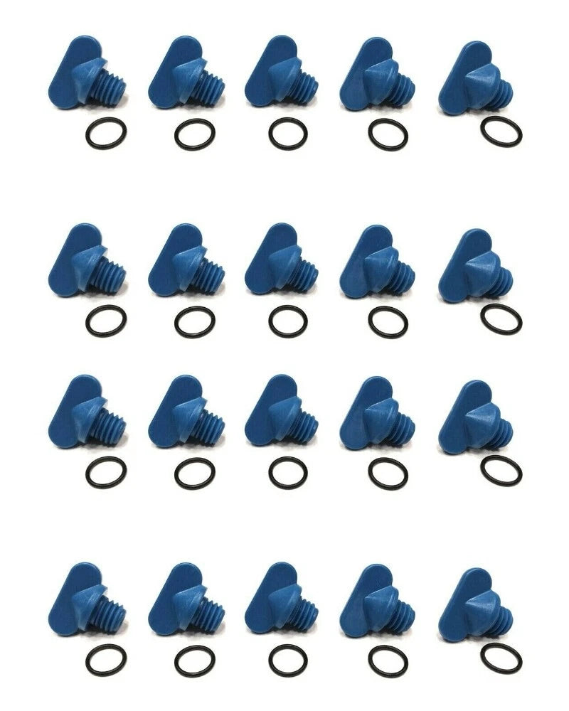 Set of 20 Exhaust Manifold Water Drain Plugs for Mercruiser (#13992, 18-4226, 22-806608A1)
