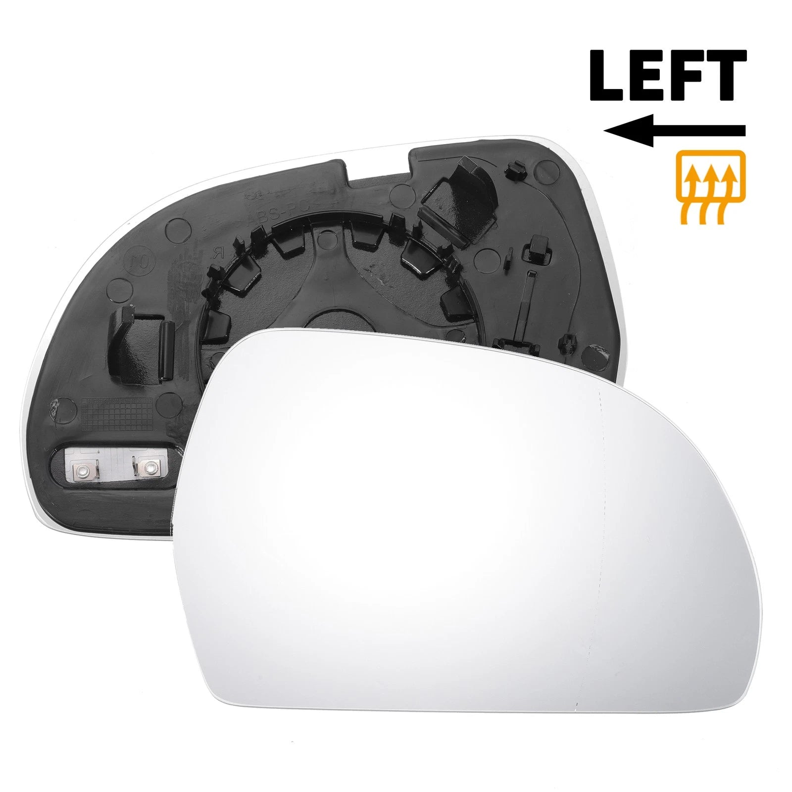 Right Side Heated Mirror Glass for Audi Q3 (2011–2018)