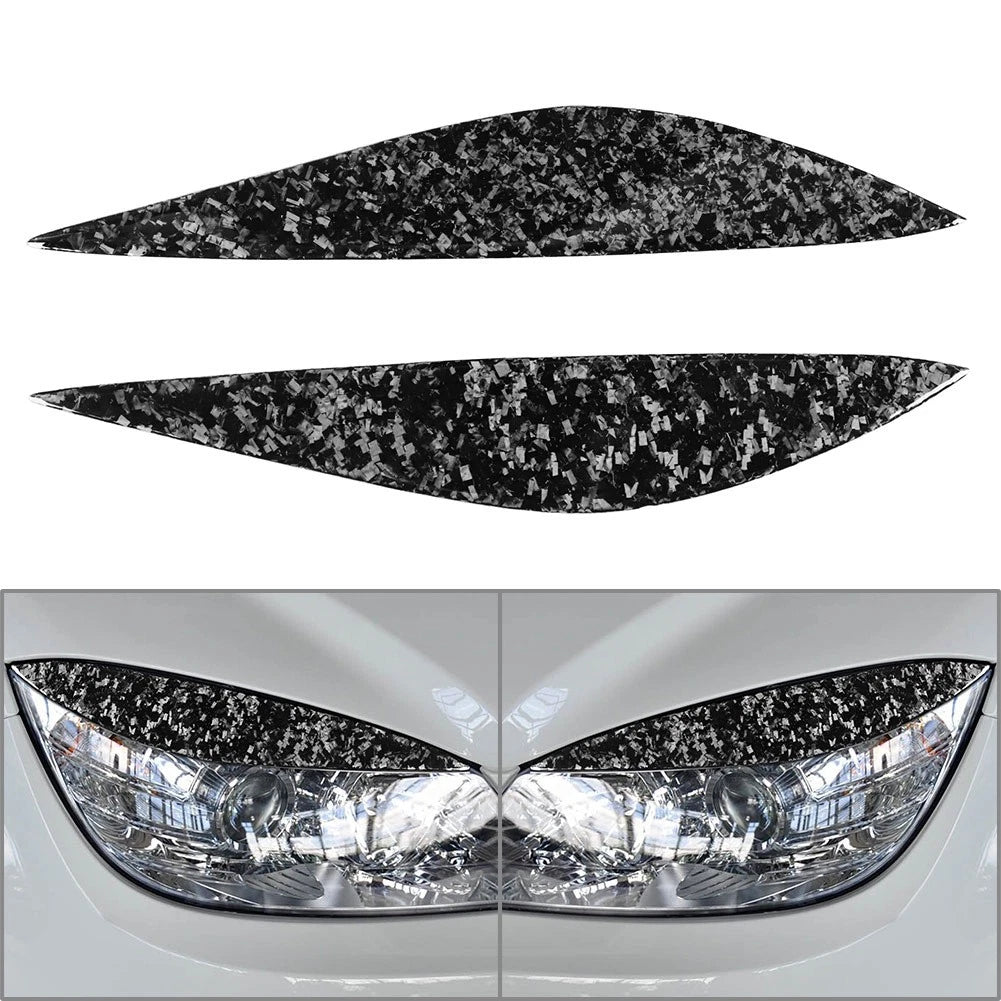 Headlight Eyebrow Cover for Mercedes Benz C-Class W204 (2007–2013) Pair