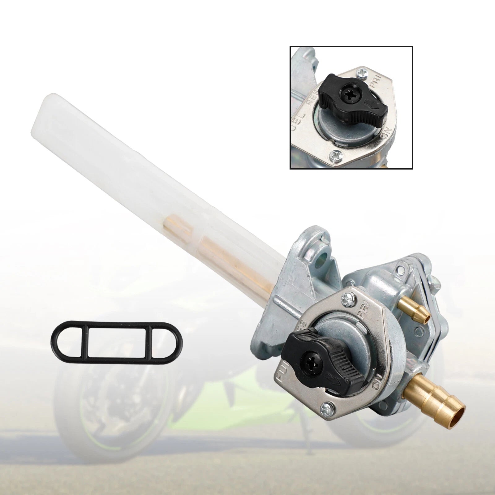 Gas Tank Fuel Cock Valve Petcock for Kawasaki VN400 VN800 (1996–2006) 51023-1219