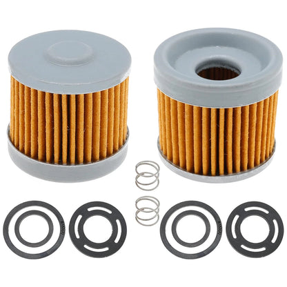 2X Fuel Pump Filter Assembly for MerCruiser 2.5 3.0 3.7 4.3 L (803897Q1, 18-7784)