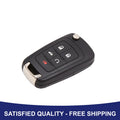 Uncut Key Fob Remote Shell 5 Button for Chevy Camaro (2010–2013)