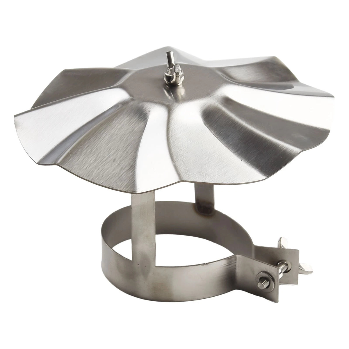 Umbrella Hat Stainless Steel Rain Cap for Wood Stove Chimney