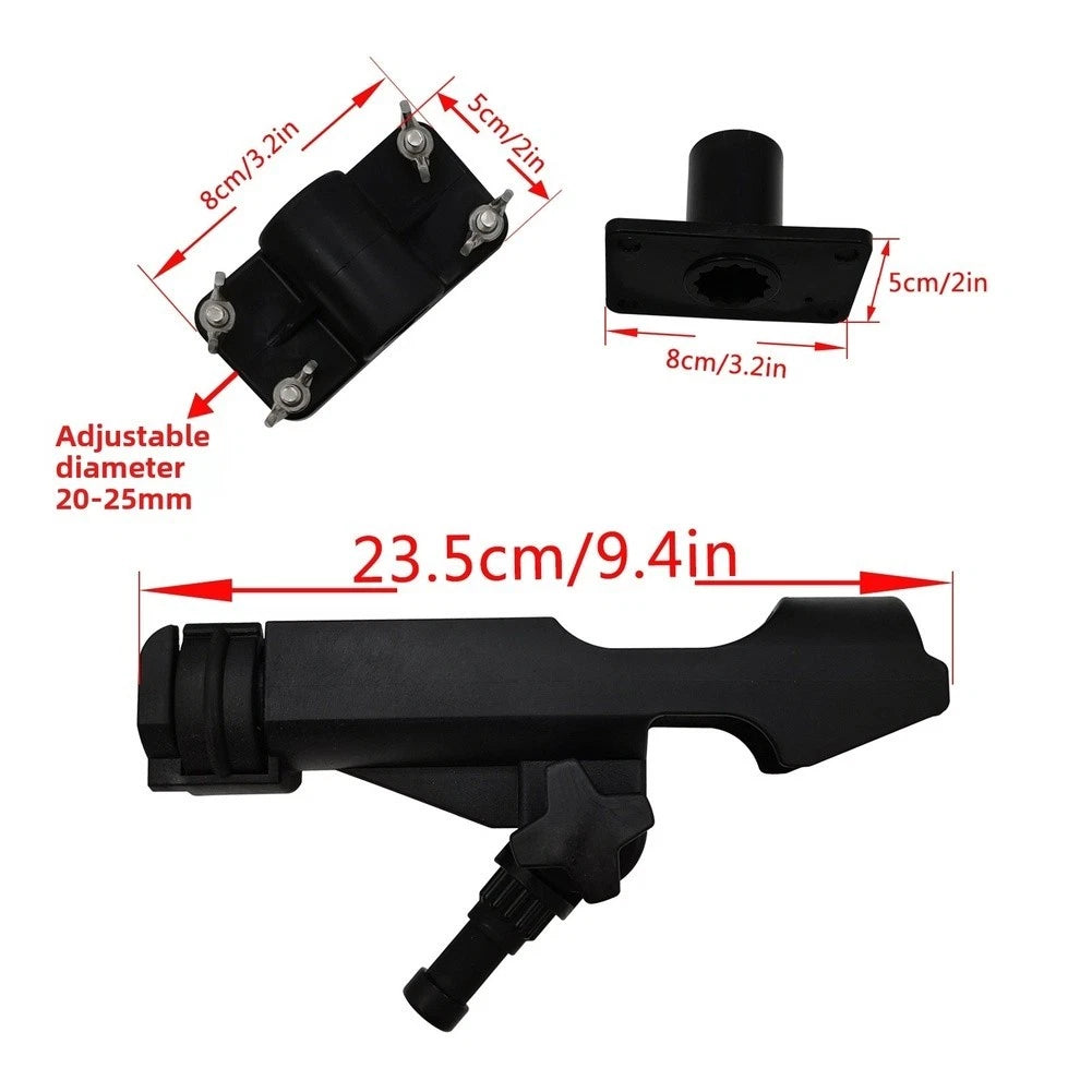 Adjustable Fishing Rod Bracket for Boat (20-25 mm Rod Size)