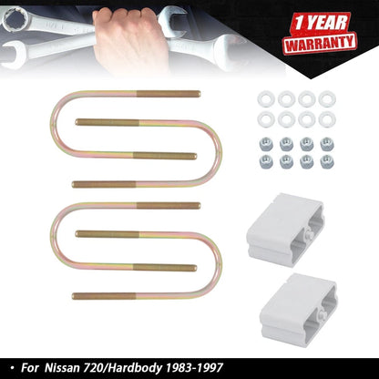 3" Aluminum Lowering Block Kit for Nissan 720 D21 (1983–1997)