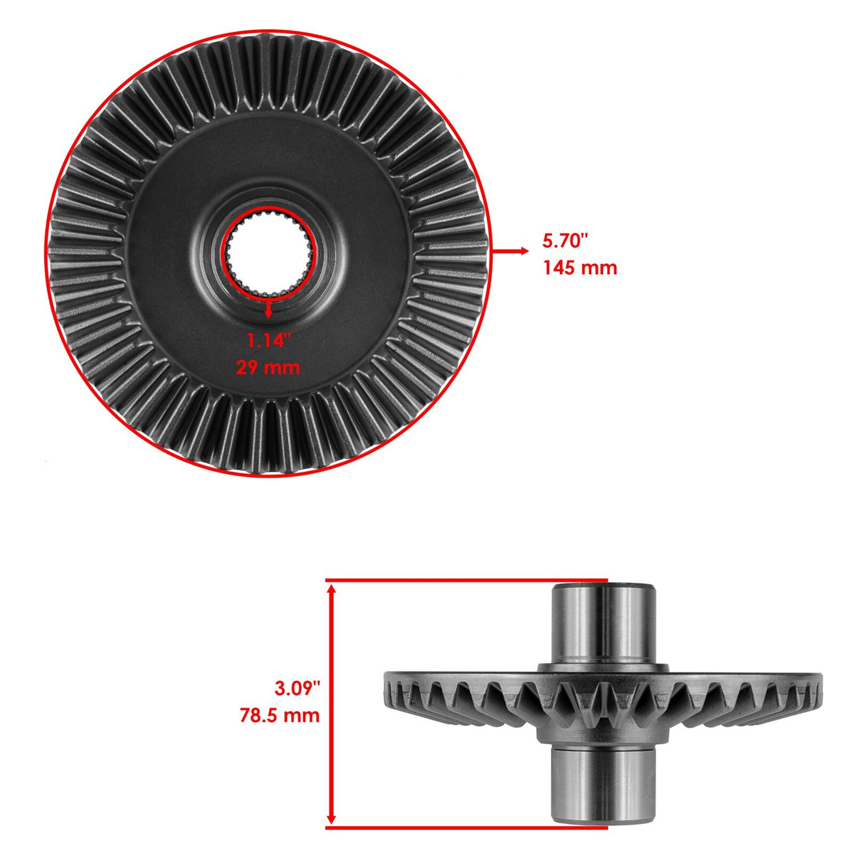 Rear Diff Ring Gear and Pinion Replacement for Honda Fourtrax Foreman 2002-2004