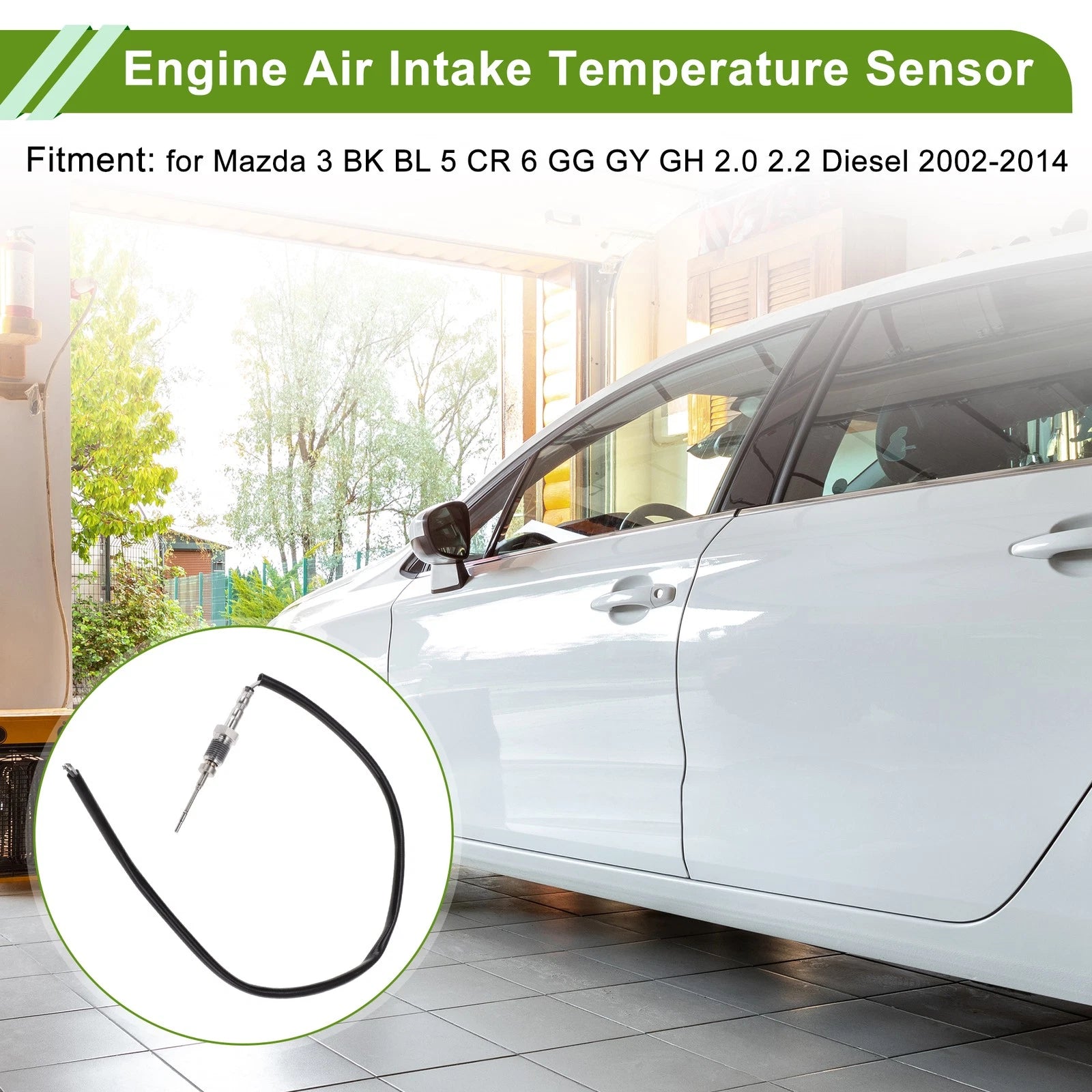 Air Charge Temperature Sensor for Mazda 3 BK BL (2002–2014)