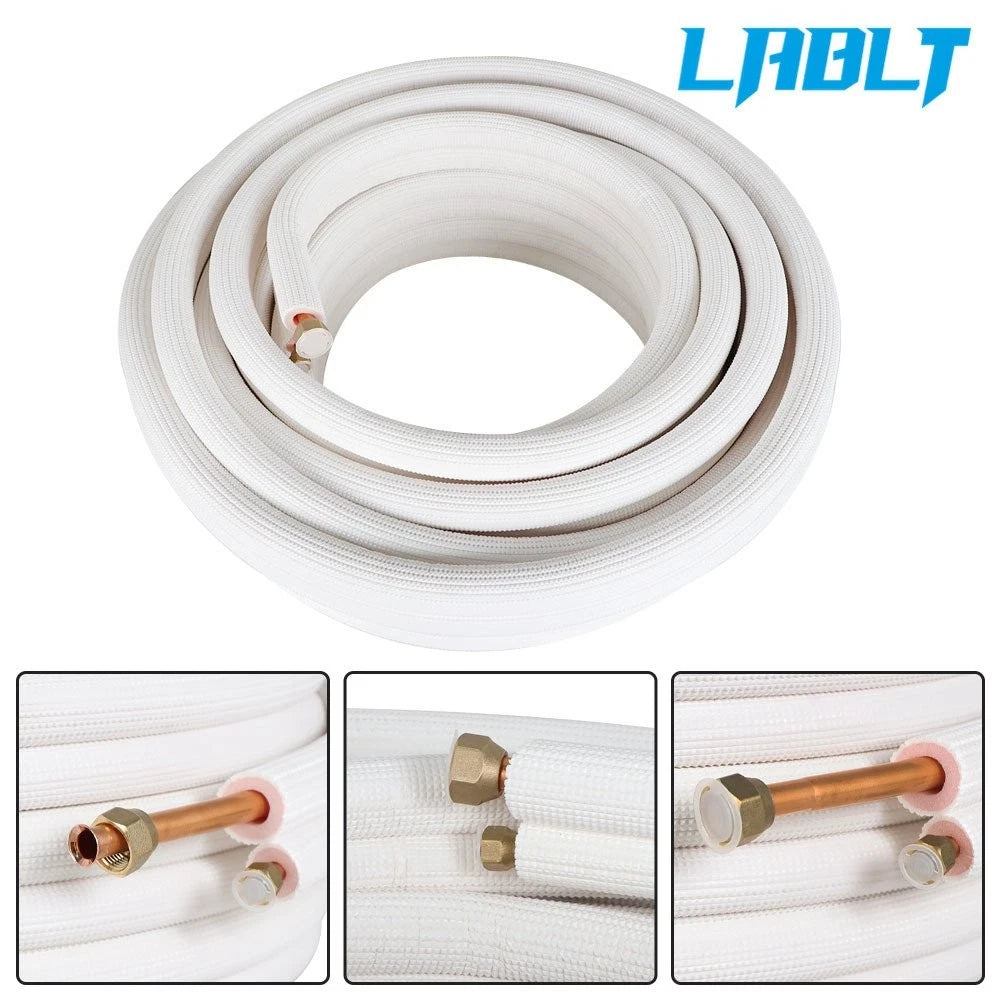 Install Kit for Mini Split Heat Pump Systems (1/4 Inch - 1/2 Inch, 50 Ft)