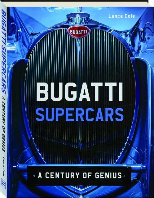 Bugatti Supercars Illustrated Book (1920–2020)