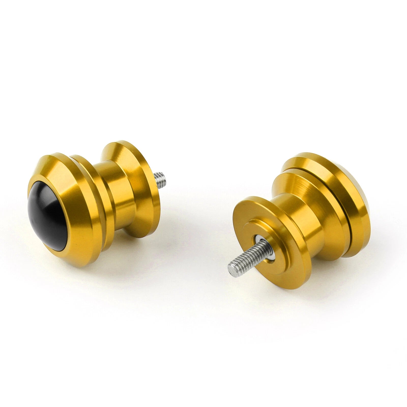 Pair of 6mm Swingarm Sliders Spools for Yamaha MT01 MT09 YZF-R3 R1 (2001–2023)