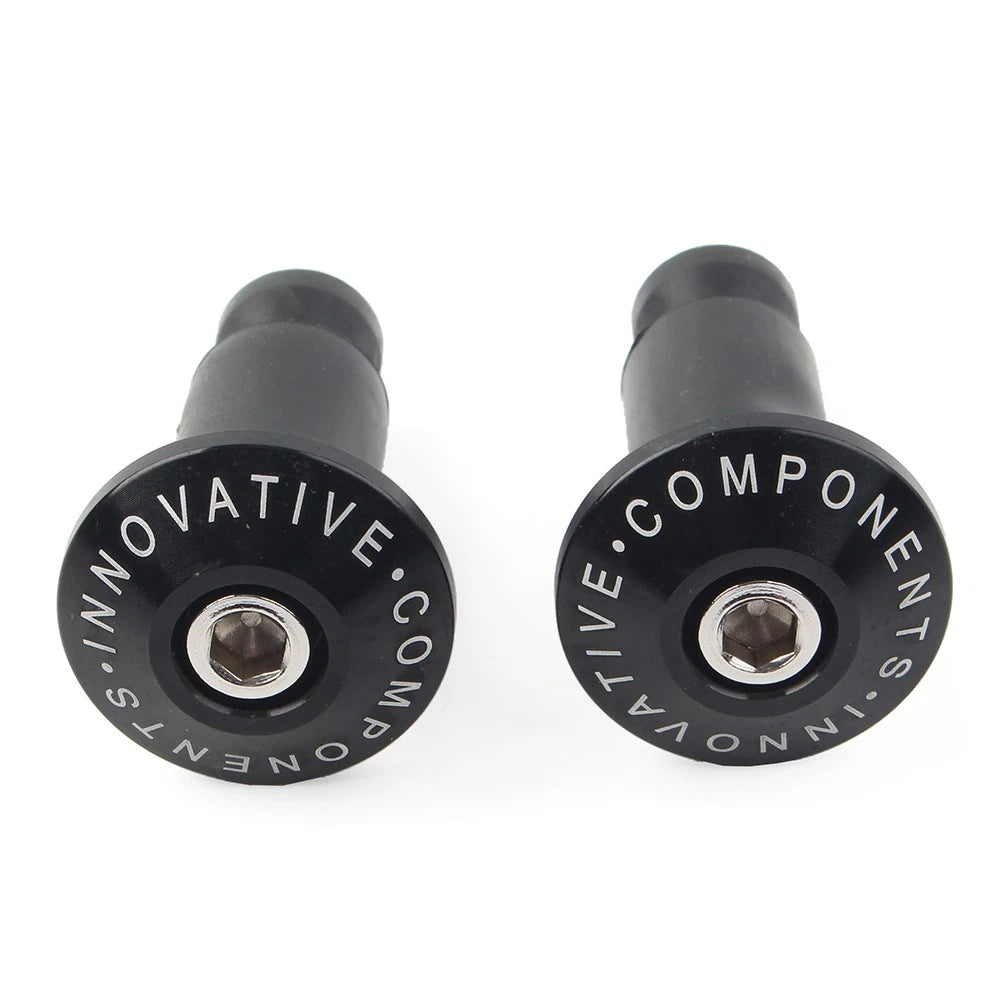 CNC Handle Bar End Weights for Dirt Bike (7/8'', Black)