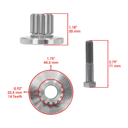 72 Inch Deck Spindle Replacement for Exmark Lazer Z LZAS29KA724 (2005–2015)
