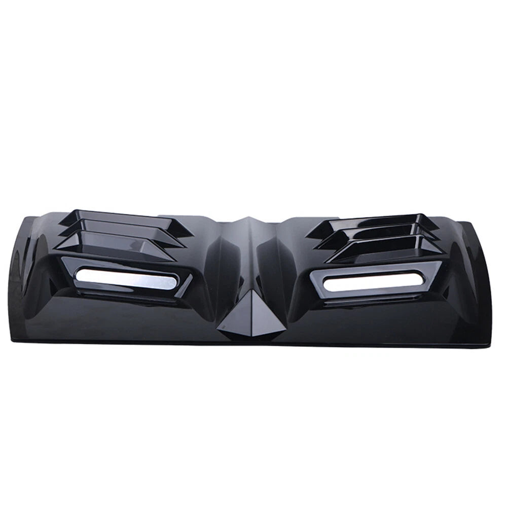 Glossy Black Universal Car Hood Vent Scoop Cover Air Intake Grille Trim