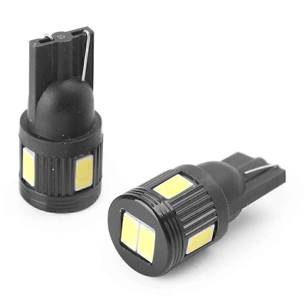 2X LED Canbus Wedge Light Bulb T10 5630 6 SMD for Car