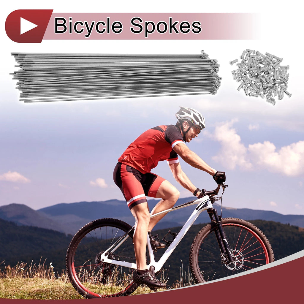 Bicycle Spoke Set 268mm Carbon Steel Galvanized for 13G Wheel (1970–1970)