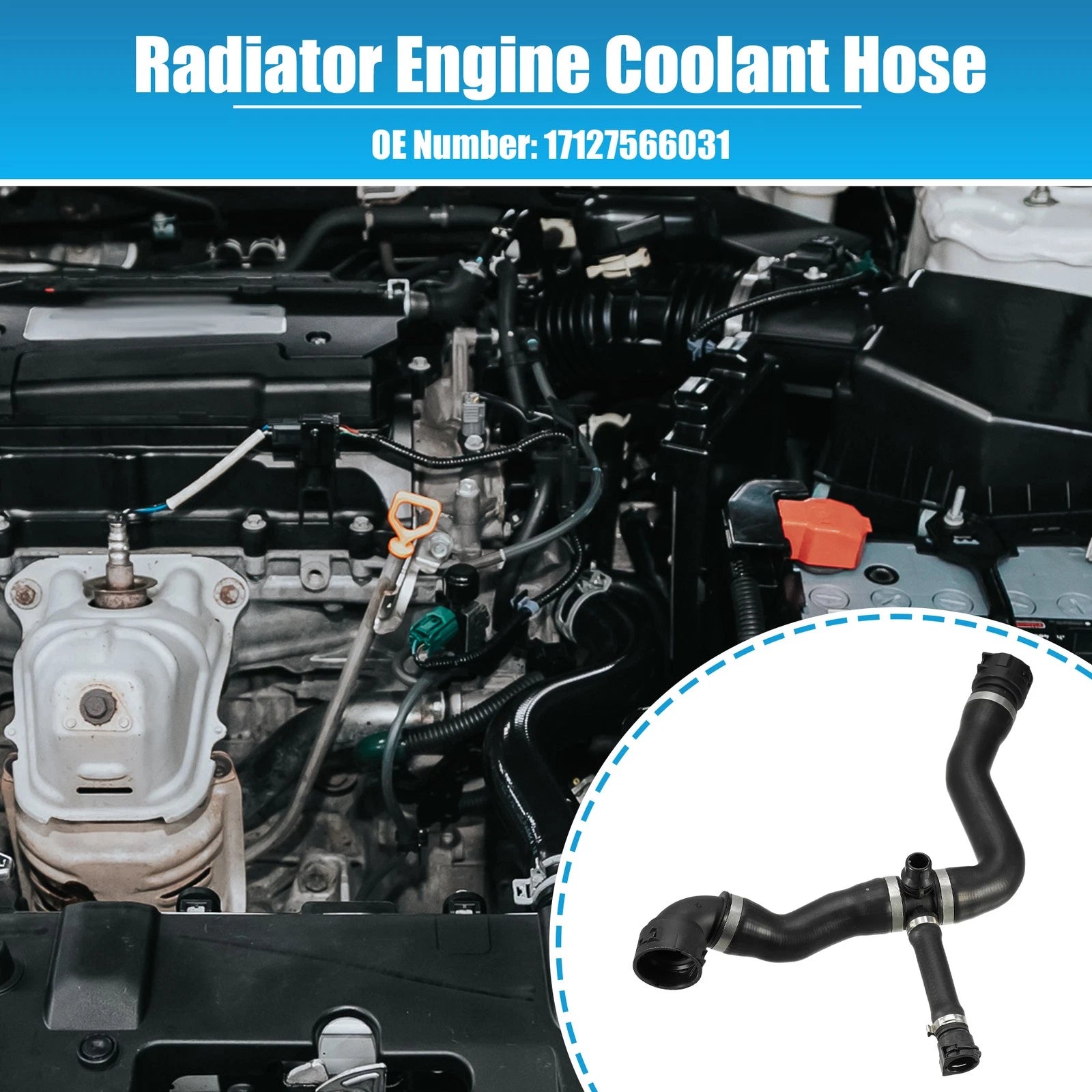 Engine Coolant Hose Pipe Replacement for BMW 118i 120i (2006–2013)