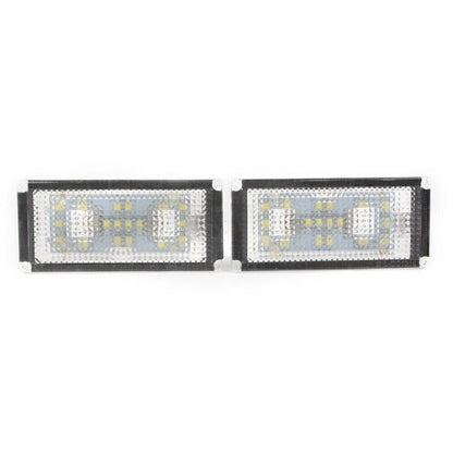2X SMD LED License Plate Lights for BMW E66 7 Series (2002–2008)