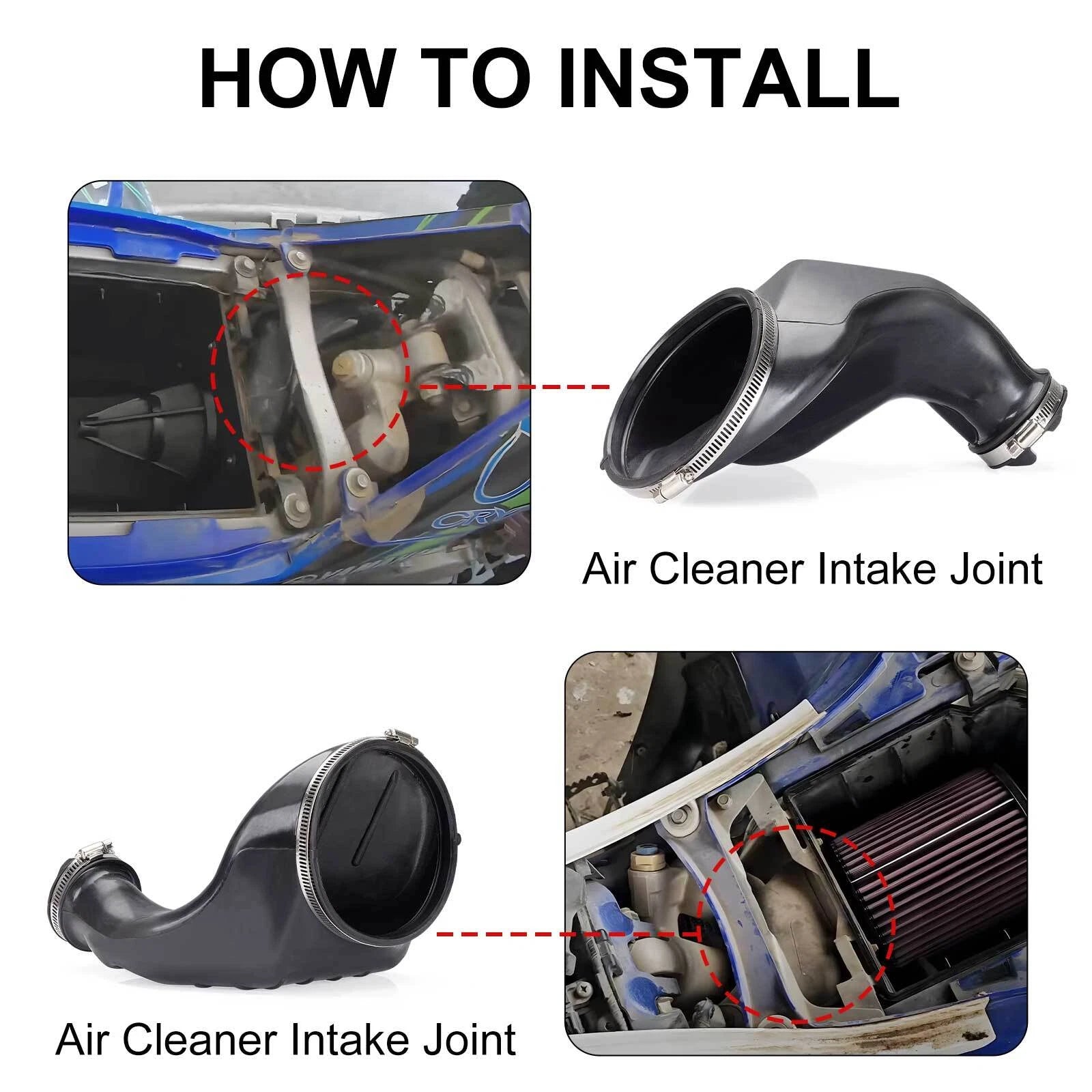 Air Cleaner Intake Joint for Yamaha YFZ450 YFZ450X (2004–2009) 5TG-14453-01-00