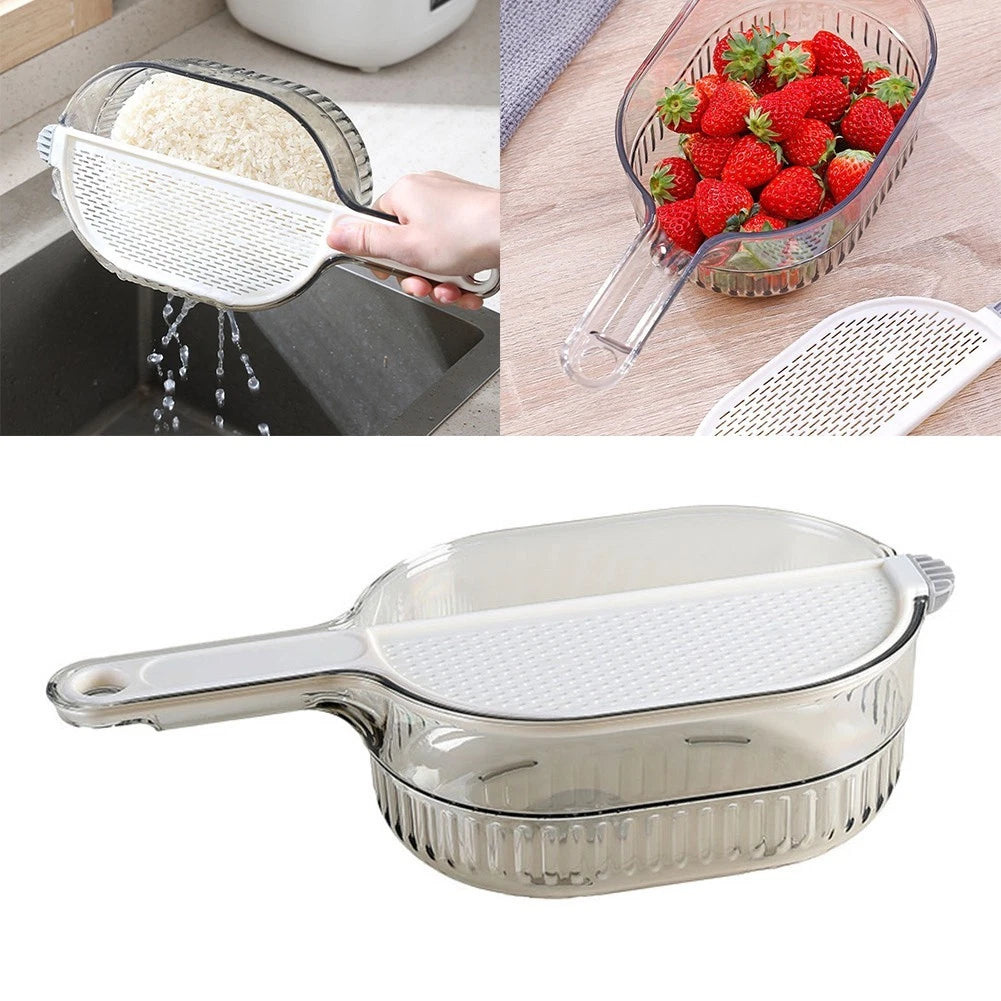 Rice and Fruit Washing Tool for Kitchen Tasks