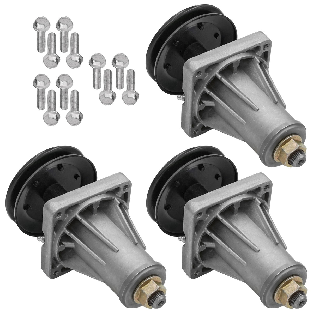 Spindle with Pulley Replacement for Cub Cadet LZ48 L48 LX48 SZ48 (48-inch)