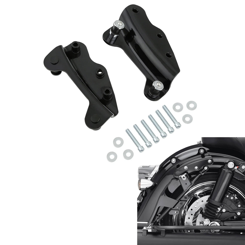 4 Point Docking Hardware Kit for Harley Touring Glide (2009–2025) Chrome/Black
