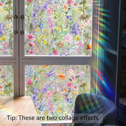 Static Window Film for Office Living Room Reusable Repositionable