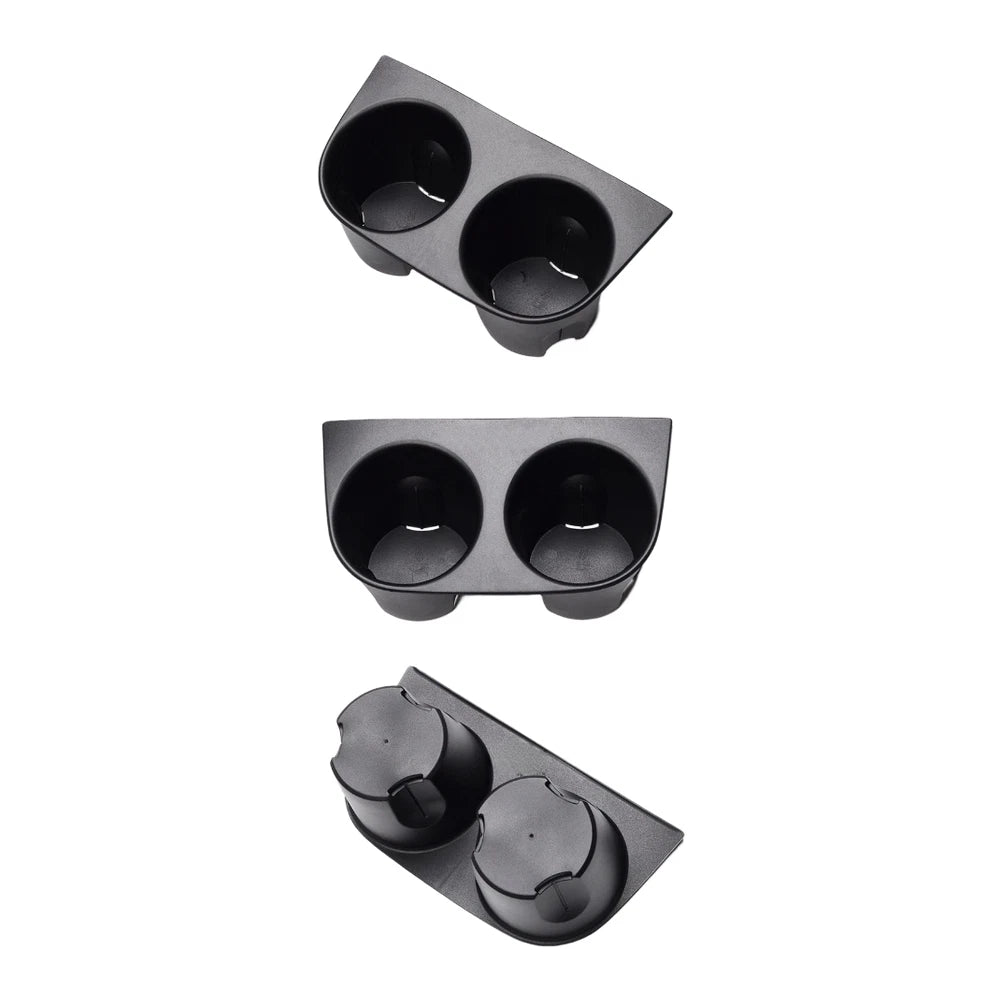 Central Cup Holder for Toyota Hilux (2015–2022) ABS Black Console Mount
