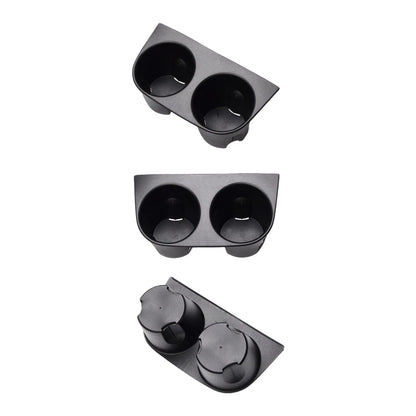 Central Cup Holder for Toyota Hilux (2015–2022) ABS Black Console Mount