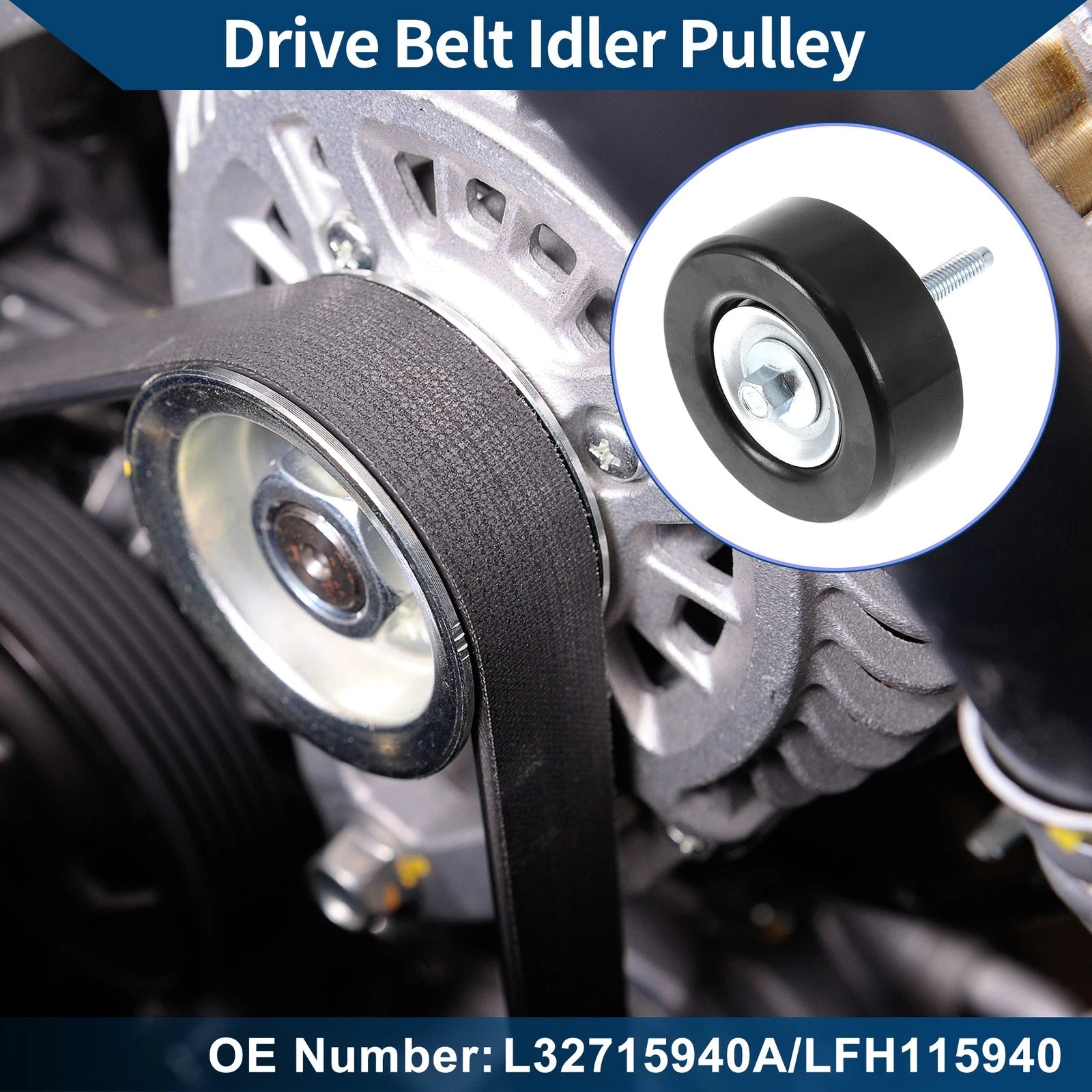 Drive Belt Idler Pulley Replacement for Mazda CX-7 (2007–2012)
