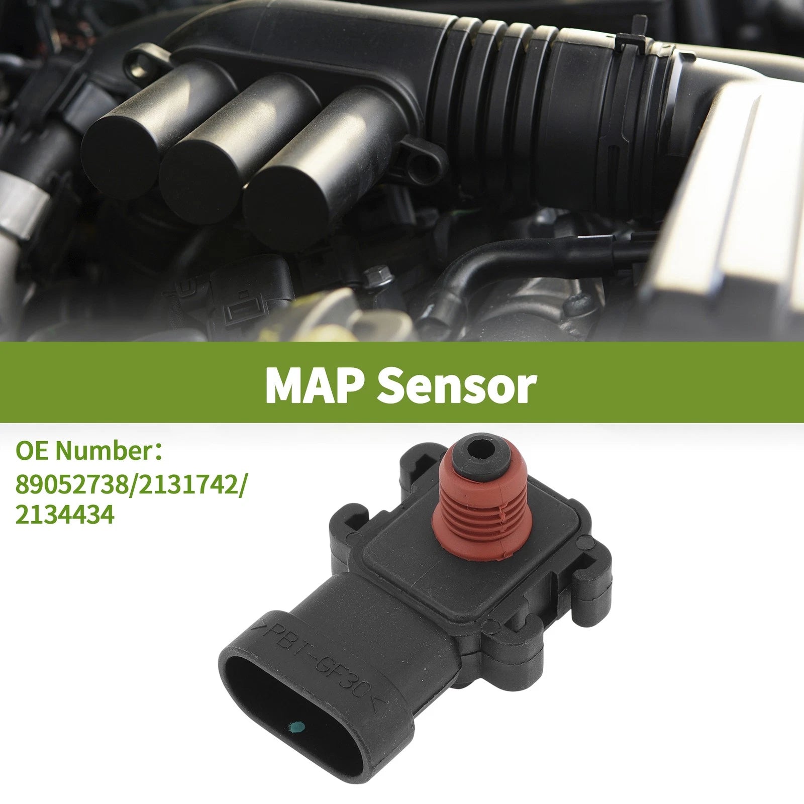 Manifold Absolute Pressure Sensor for GMC Sierra 1500 4.3 (1999–2007)