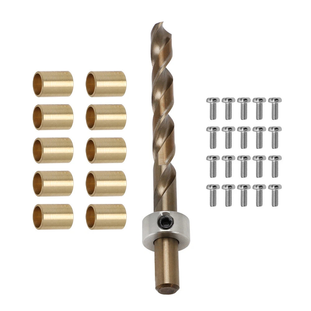 Throttle Shaft Repair Kit for GM Quadrajet Carburetor (Drill Bit, Bushing)