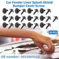 25 Pcs Fender Liner Splash Shield Retainer Screw for Toyota Avalon (2013–2018)