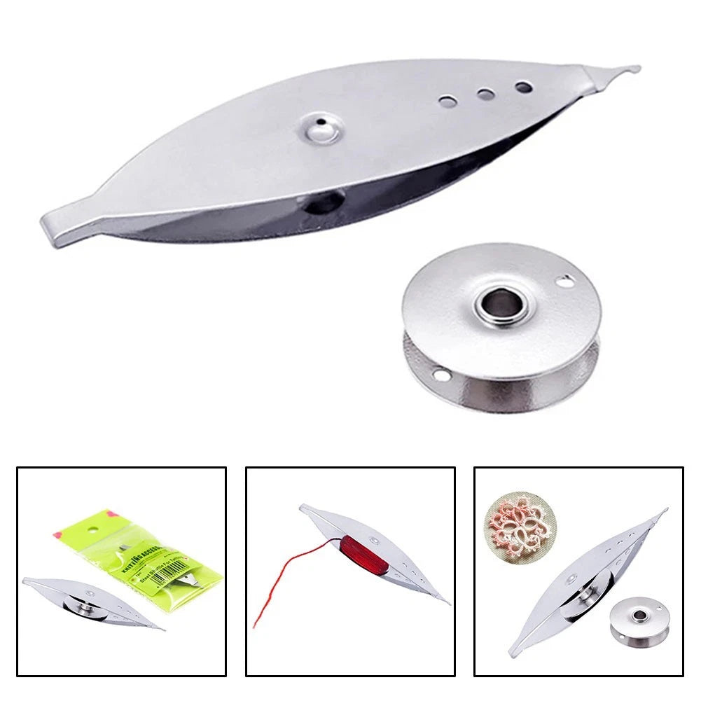 Tatting Shuttle Lacemaking Tool 7.25x2.2x0.88cm