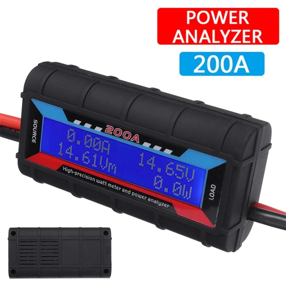 LCD Volt Amp Meter Analyzer for RC Battery Solar Power