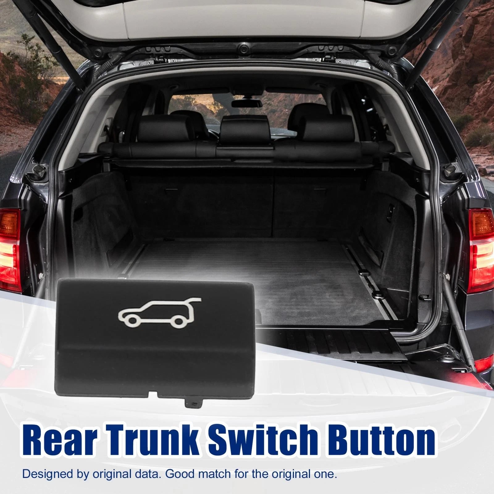 Tailgate Trunk Switch Cover Rear for BMW X5 E70 X6 E71 (2006–2015)