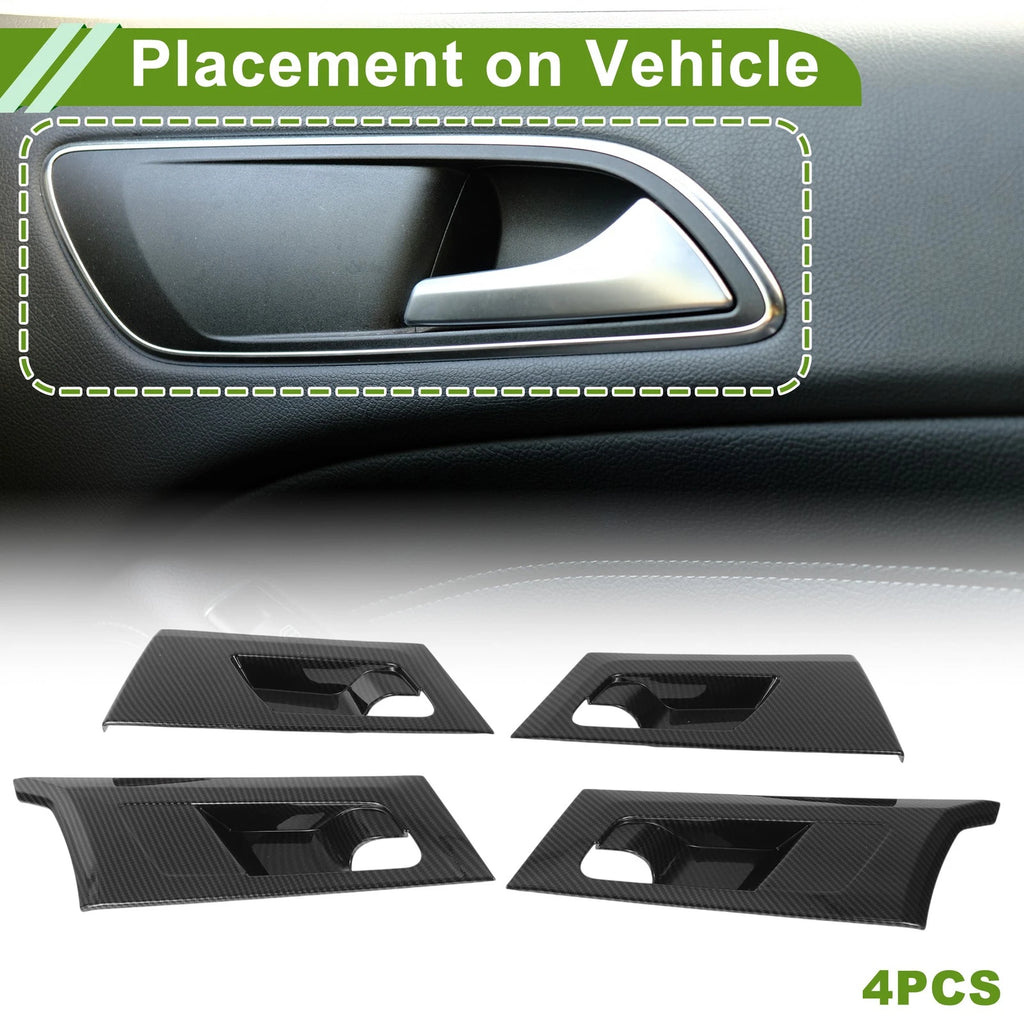 Interior Door Handle Bowl Cover Trim Replacement for Mitsubishi Outlander (2016–2021)
