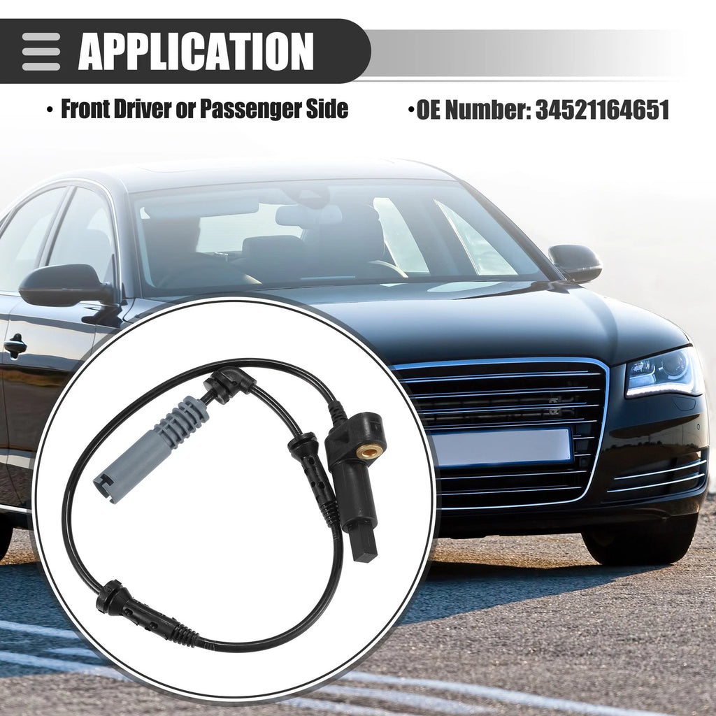 Front Left Right ABS Wheel Speed Sensor for BMW 320i (2001–2002)