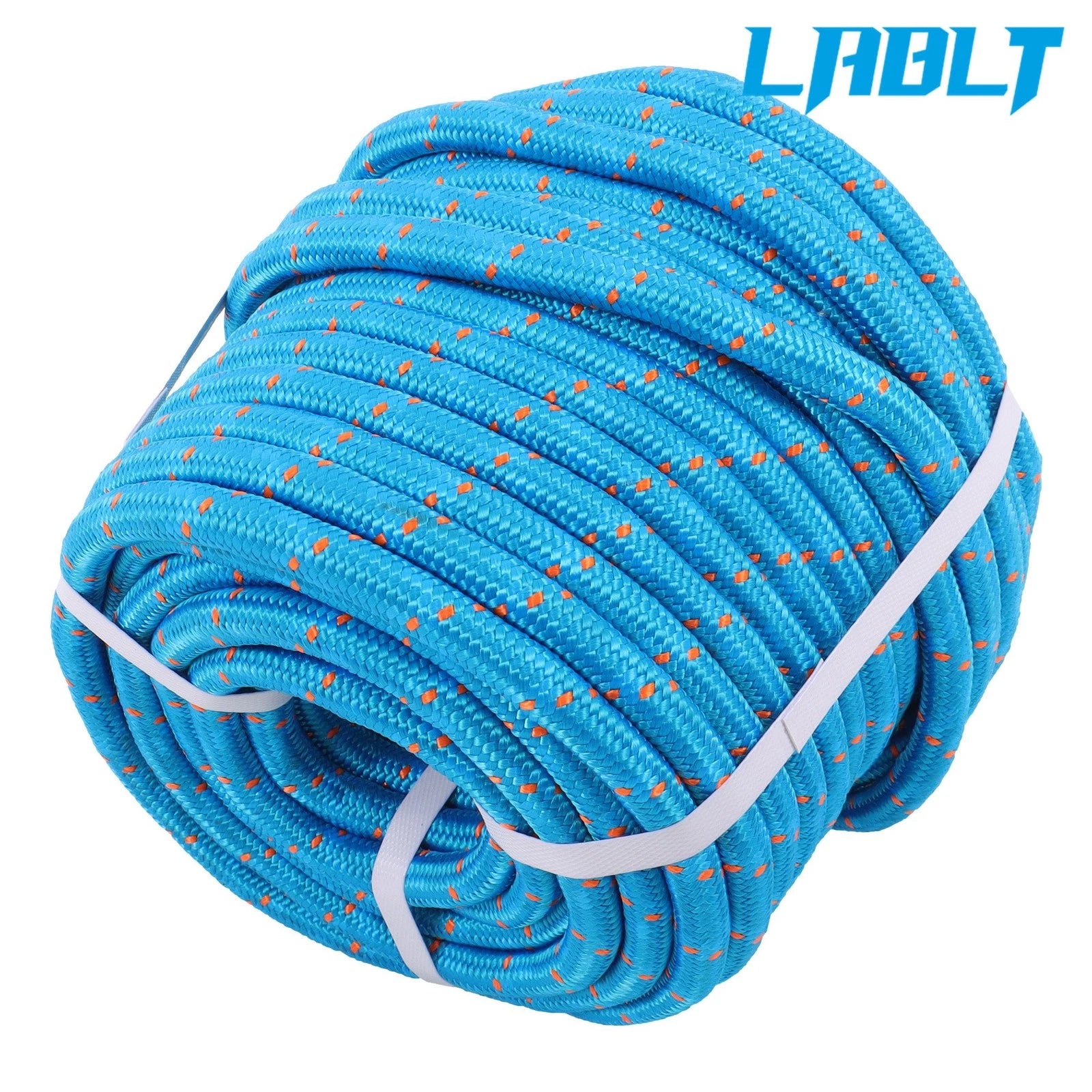 Braided Polyester Rigging Rope 0.55In ×125 Ft for Arborist Use